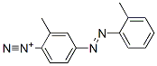 Benzenediazonium, 2-methyl-4-(2-methylphenyl)azo- Structure