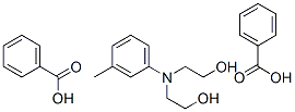 2,2'-[(3-Methylphenyl)imino]bisethanol dibenzoate Structure