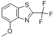 4-METHOXY-2-(TRIFLUOROMETHYL)BENZOTHIAZOLE Structure