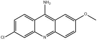9-氨基-6-氯-2-甲氧基吖啶 结构式