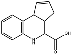 3A,4,5,9B-TETRAHYDRO-3H-CYCLOPENTA[C]QUINOLINE-4-CARBOXYLIC ACID Struktur