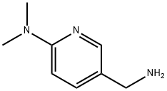 5-(アミノメチル)-N,N-ジメチル-2-ピリジンアミン 化学構造式