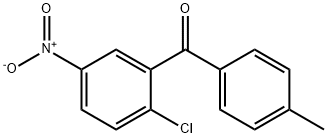 (2-氯-5-硝基苯基)(对甲苯基)甲酮, 35485-71-3, 结构式