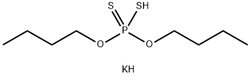 ジチオりん酸O,O-ジブチルS-カリウム 化学構造式
