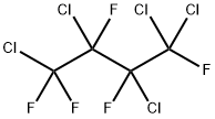 1,1,2,3,4-ペンタクロロ-1,2,3,4,4-ペンタフルオロブタン 化学構造式