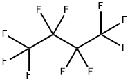 デカフルオロブタン 化学構造式
