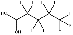 NONAFLUOROPENTALDEHYDE HYDRATE 化学構造式