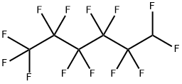 1H-PERFLUOROHEXANE Structure