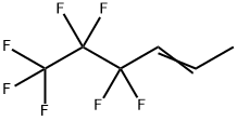 4,4,5,6,6,6-Heptafluoro-2-hexene Struktur