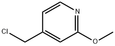 4-氯甲基-2-甲氧基-吡啶 结构式