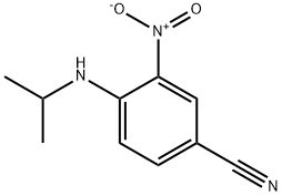 4-(异丙氨基)-3-硝基苯甲腈, 355022-17-2, 结构式