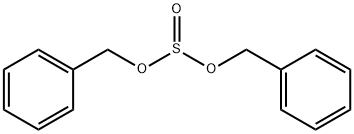 Sulfurous acid bis(phenylmethyl) ester Structure