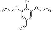 3,5-BIS-(ALLYLOXY)-4-BROMOBENZALDEHYDE 化学構造式