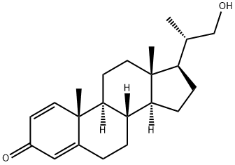 20-(HYDROXYMETHYL)PREGNA-1,4-DIEN-3-ONE Structure