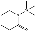 1-(Trimethylsilyl)piperidine-2-one Struktur
