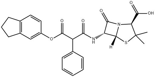 カリンダシリン 化学構造式