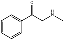 2-(Methylamino)-1-phenylethanone Struktur
