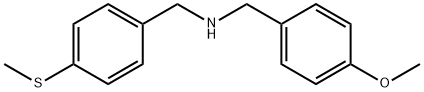 N-(4-甲氧基苄基)-1-(4-(甲硫基)苯基)甲胺,355381-56-5,结构式