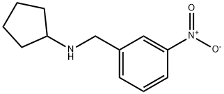N-(3-nitrobenzyl)cyclopentanamine Struktur