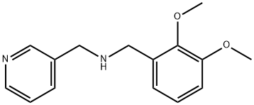 (2,3-ジメトキシベンジル)(ピリジン-3-イルメチル)アミン 化学構造式