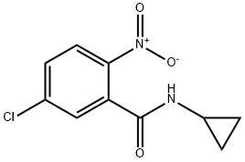 5-chloro-N-cyclopropyl-2-nitrobenzamide Structure