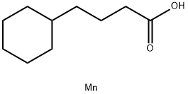 ビス(シクロヘキサンブタン酸)マンガン(II) 化学構造式