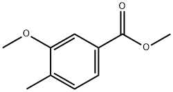 3-メトキシ-4-メチル安息香酸メチル 化学構造式