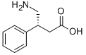 (R)-4-氨基-3-苯基丁酸, 35568-36-6, 结构式