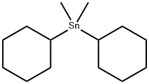 DICYCLOHEXYLDIMETHYLTIN Structure