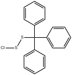 氯化三苯基甲基二硫化物, 35572-83-9, 结构式