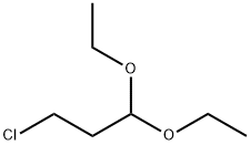 3-クロロプロピオンアルデヒド ジエチル アセタール 化学構造式