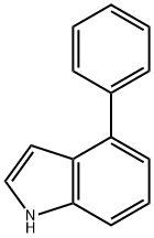 4-苯基-1H-吲哚, 35577-92-5, 结构式