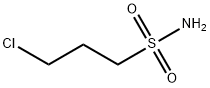 3-クロロプロパン-1-スルホンアミド 化学構造式
