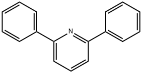 2,6-ジフェニルピリジン 化学構造式