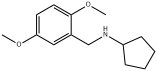 CYCLOPENTYL-(2,5-DIMETHOXY-BENZYL)-AMINE Structure