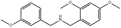 (2,4-DIMETHOXY-BENZYL)-(3-METHOXY-BENZYL)-AMINE Structure