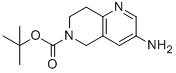 6-BOC-3-AMINO-5,6,7,8-TETRAHYDRO-[1,6]NAPHTHYRIDINE Structure