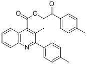 2-(4-methylphenyl)-2-oxoethyl 3-methyl-2-(4-methylphenyl)-4-quinolinecarboxylate Structure