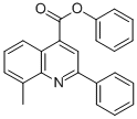 phenyl 8-methyl-2-phenyl-4-quinolinecarboxylate Structure