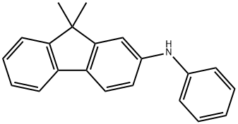 9,9-diMethyl-N-phenyl-9H-fluoren-2-aMine Structure