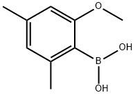 2,4-ジメチル-6-メトキシフェニルボロン酸 化学構造式