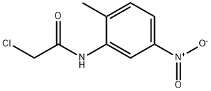 2-CHLORO-N-(2-METHYL-5-NITROPHENYL)ACETAMIDE Struktur