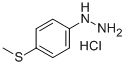 [4-(METHYLTHIO)PHENYL]HYDRAZINE HYDROCHLORIDE Struktur
