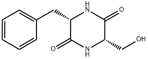 环(L-苯丙氨酰-L-丝氨酰) 结构式