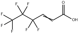 2H,3H-PERFLUOROHEX-2-ENOIC ACID Struktur