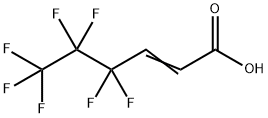 2H,3H-PERFLUOROHEX-2-ENOIC ACID Structure