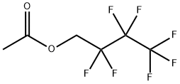 酢酸1H,1H-ヘプタフルオロブチル 化学構造式