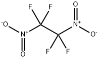 1,2-ジニトロ-1,1,2,2-テトラフルオロエタン 化学構造式