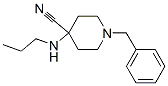 1-(フェニルメチル)-4-(プロピルアミノ)-4-ピペリジンカルボニトリル 化学構造式