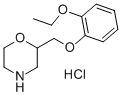 2-[(2-乙氧基苯氧基)甲基]吗啉盐酸盐, 35604-67-2, 结构式